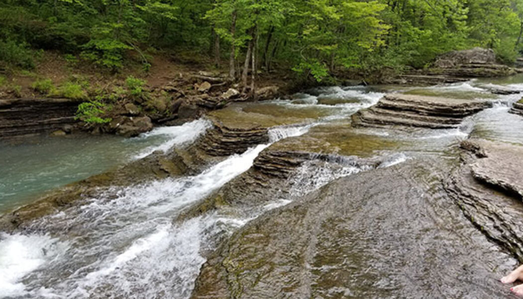 Six Finger Falls in the Arkansas Ozark Mountains