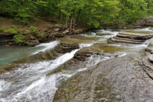 Six Finger Falls in the Arkansas Ozark Mountains
