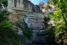Hemmed in Hollow Falls via the Buffalo River