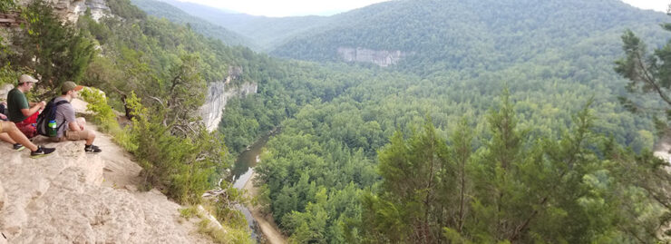 Hiking the Big Bluff Goat Trail on the Buffalo River