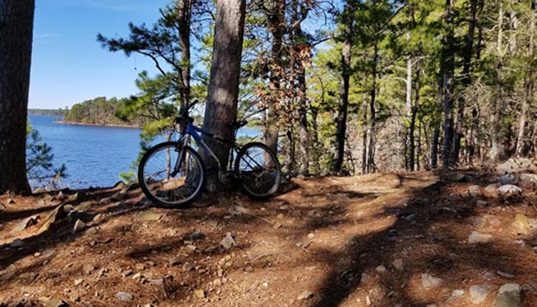 Mountain Biking at Iron Mountain on Lake Degray