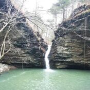 Creekside hike to Brushy Grotto Falls