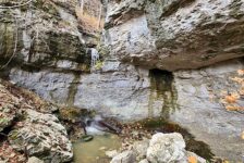 Hike to Armadillo Falls and Eden Cave at Lost Valley