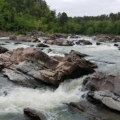 Hiking Cossatot Falls at Cossatot River State Park