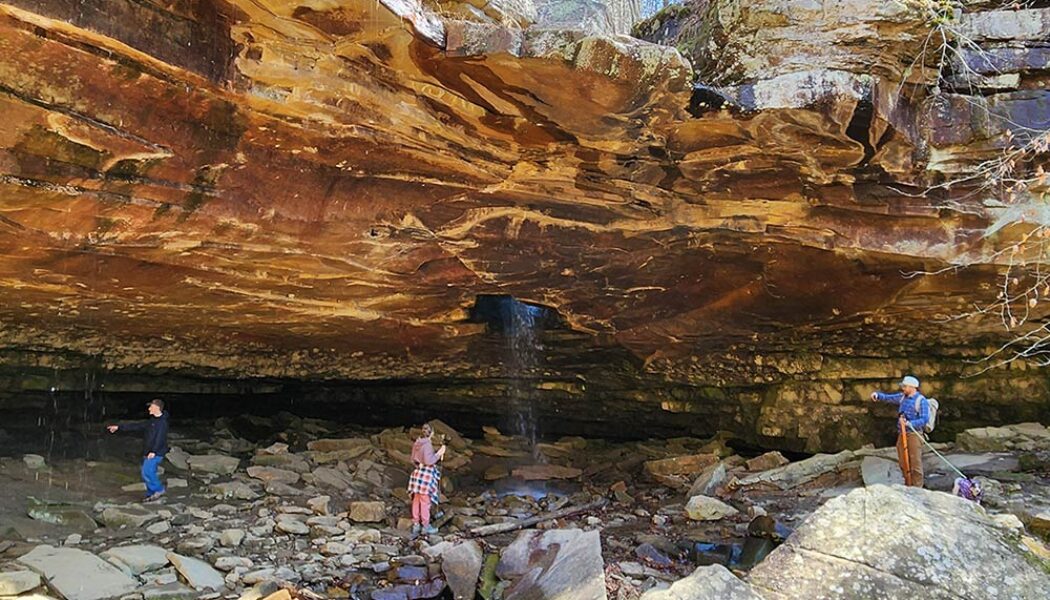 Hiking to Glory Hole Falls in the Ozarks