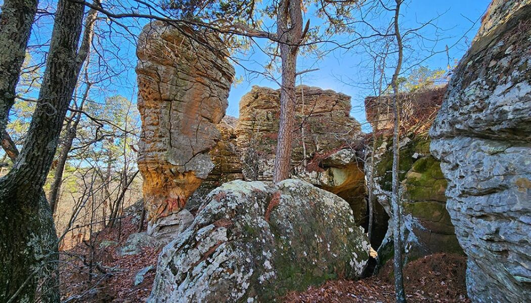 Hiking at Stem Rock Natural Area