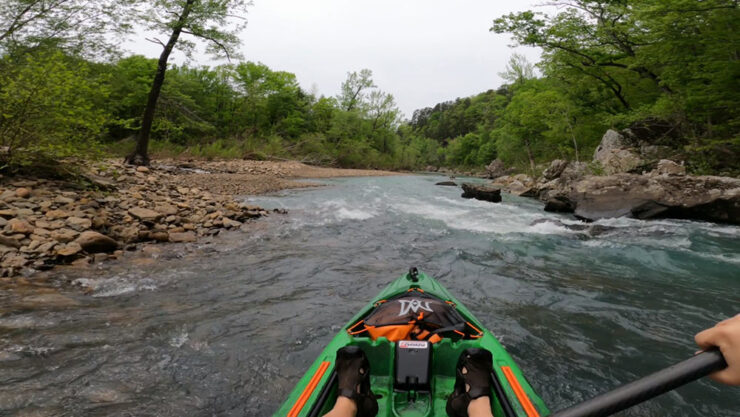 Floating High Bank to Byrd's on the Mulberry River