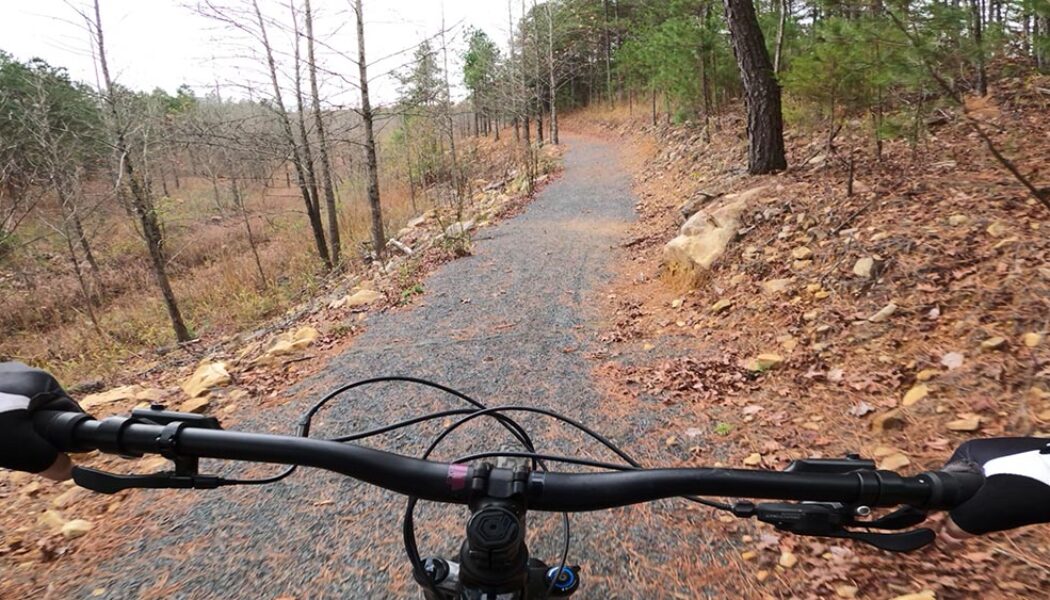 Mountain Biking at the Trails at Mena - Ward Lake Trail System