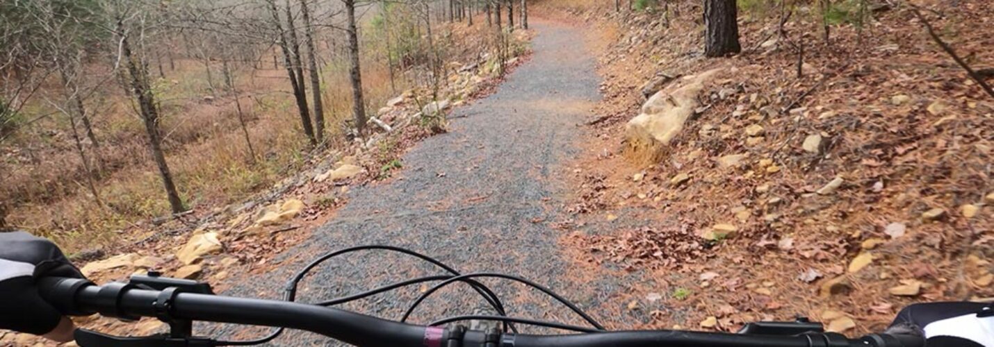 Mountain Biking at the Trails at Mena - Ward Lake Trail System