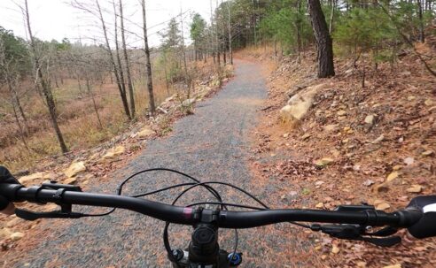 Mountain Biking at the Trails at Mena - Ward Lake Trail System