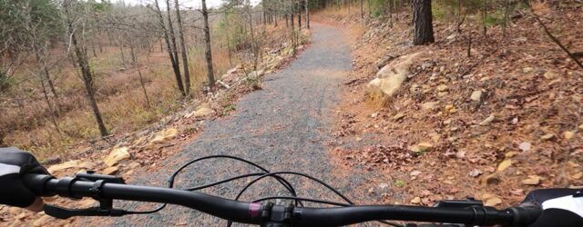 Mountain Biking at the Trails at Mena - Ward Lake Trail System