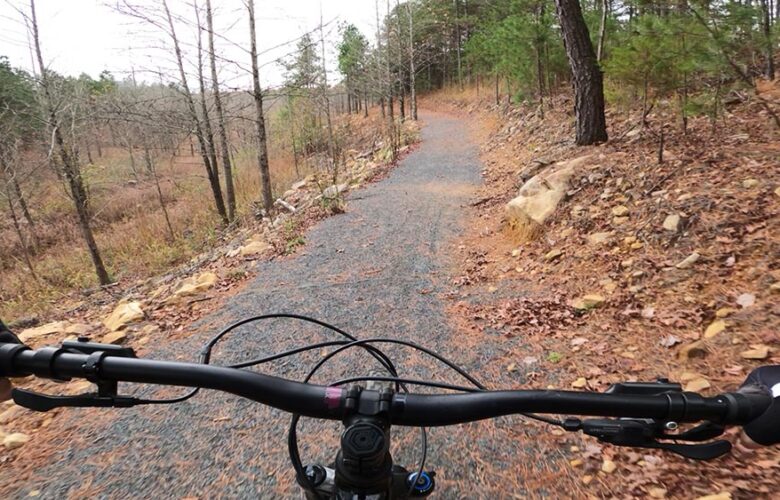 Mountain Biking at the Trails at Mena - Ward Lake Trail System