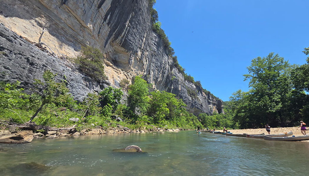 Floating Ponca to Kyle's Landing on the Buffalo River along Roark Bluff