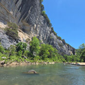 Floating Ponca to Kyle's Landing on the Buffalo River along Roark Bluff